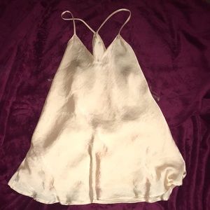 NWT- Solemio Silky Nude Color Top